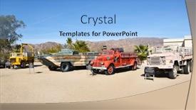  Presentation with military vehicles - Beautiful slides featuring chiriaco-summit-ca-december-10 backdrop and a light blue colored foreground