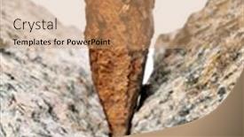  Presentation with chisel - Theme with closeup shot of fire under the barbecue background and a tawny brown colored foreground