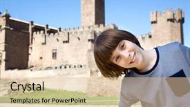  Presentation with spanish heritage - Theme with chivalric - beautiful 11 years old boy background and a  colored foreground