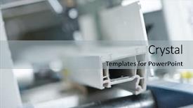  Presentation with pvc plastic - Theme featuring chloride - plastic window and door manufacturing background and a light gray colored foreground