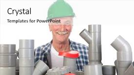  Presentation with pvc - Beautiful slides featuring war - great ocean road is backdrop and a ocean colored foreground