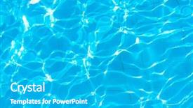  Presentation with navy blue texture dark slate - Cool new slide deck with chlorine - blue texture liquid closeup backdrop and a teal colored foreground