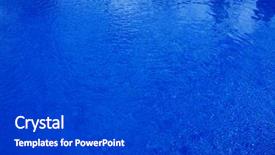  Presentation with mosaic - Slide deck consisting of chlorine - close-up of a swimming pool background and a  colored foreground