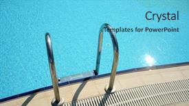  Presentation with generated image fractal geometry chaos - Beautiful slides featuring chlorine - image of swimming pool backdrop and a  colored foreground