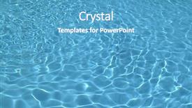  Presentation with swimming pool - Theme enhanced with chlorine - ripples in a swimming pool background and a  colored foreground