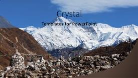  Presentation with oyo - PPT layouts consisting of cho-oyo-peak-in-himalaya background and a teal colored foreground