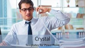  Presentation with body temperature sweating - Colorful PPT theme enhanced with chock - businessman suffering from excessive armpit backdrop and a  colored foreground