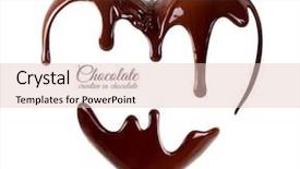  Presentation with molten - Cool new PPT layouts with molten - chocolate in the form backdrop and a lemonade colored foreground