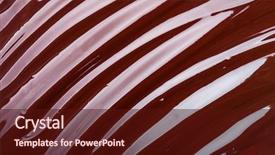  Presentation with goldsmith melting gold to liquid - Colorful slide set enhanced with choco drink - melted chocolate syrup liquid chocolate backdrop and a  colored foreground