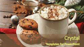  Presentation with chocolate and milk - Amazing presentation having choco drink - mug of hot chocolate backdrop and a  colored foreground