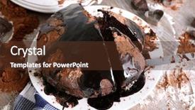  Presentation with baseball home plate - Cool new slides with chocoate - home made chocolate pie backdrop and a  colored foreground