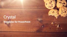  Presentation with oat - Amazing slides having chocolate ads - baking cooking holidays and food backdrop and a  colored foreground