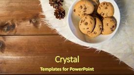  Presentation with christmas food - Audience pleasing slide deck consisting of chocolate ads - holidays christmas winter advertisement backdrop and a  colored foreground