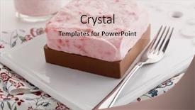  Presentation with agar media - Audience pleasing theme consisting of abrorption - chocolate agar jelly topped backdrop and a  colored foreground