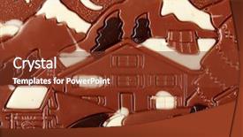  Presentation with chocolate - Audience pleasing presentation consisting of chocolate background backdrop and a tawny brown colored foreground