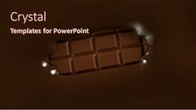  Presentation with hot chocolate - PPT layouts having chocolate-bar-in-dark-hot background and a  colored foreground