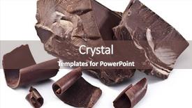  Presentation with white chocolate - Cool new presentation with chocolate blocks and chocolate flakes backdrop and a tawny brown colored foreground