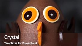  Presentation with chocolate chip cookies - Presentation consisting of chocolate chick as a spanish background and a tawny brown colored foreground