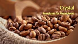  Presentation with chocolate chip cookies - Beautiful PPT layouts featuring chocolate chip cookies and coffee backdrop and a  colored foreground