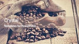  Presentation with chocolate chip cookies - Beautiful theme featuring chocolate chip cookies and coffee backdrop and a  colored foreground