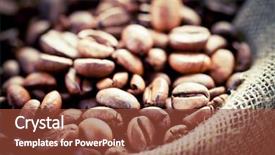  Presentation with chocolate chip cookies - PPT layouts enhanced with chocolate chip cookies and coffee background and a tawny brown colored foreground