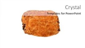  Presentation with french pastry - Theme consisting of chocolate-croissant-a-chocolate-croissant background and a white colored foreground