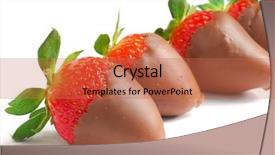  Presentation with chocolate strawberry - Colorful PPT theme enhanced with grandfather rocks hin yai hin ta backdrop and a gray colored foreground