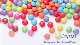  Presentation with coloured - PPT layouts with chocolate fantasy - sweatmeats multi coloured background and a  colored foreground
