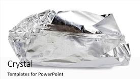  Presentation with food industry - Beautiful PPT layouts featuring chocolate foil packaging backdrop and a white colored foreground