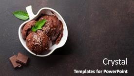 Presentation with chocolate ice cream - 