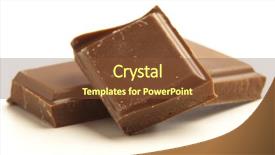  Presentation with milk dairy - Audience pleasing slide deck consisting of dairy milk chocolates - chocolate pieces isolated backdrop and a tawny brown colored foreground