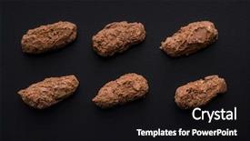  Presentation with chocolate - Slides enhanced with chocolate pralines on black background background and a  colored foreground