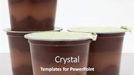  Presentation with soy - Presentation featuring chocolate-soy-light-and-dark background and a tawny brown colored foreground