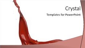  Presentation with chocolate splash - Presentation theme featuring dairy milk chocolates - chocolate splash isolated on white background and a white colored foreground