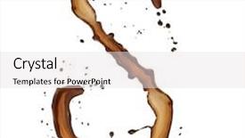  Presentation with chocolate splash - Audience pleasing slide deck consisting of chocolate-splash-letter-s-isolated backdrop and a light gray colored foreground