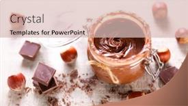  Presentation with spread - Audience pleasing slide deck consisting of chocolate-spread-in-jar backdrop and a lemonade colored foreground