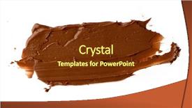  Presentation with fine food and wine spring - Colorful presentation enhanced with chocolate spread isolated over white backdrop and a tawny brown colored foreground