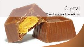  Presentation with sweets - Presentation enhanced with electrical and instrument worker inspect and checking voltage and current of electric system at oil and gas platform for preventive maintenance offshore oil rig electrician occupation background and a coral colored foreground.