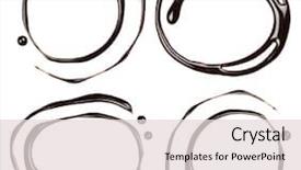  Presentation with swirls - PPT layouts having chocolate swirls isolated on white background and a lemonade colored foreground