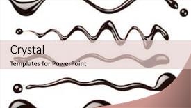  Presentation with syrup - Cool new PPT layouts with chocolate syrup banners backdrop and a lemonade colored foreground