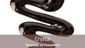  Presentation with drop - PPT layouts featuring chocolate-syrup-drop-isolated background and a tawny brown colored foreground