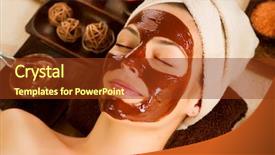  Presentation with spa salon - Audience pleasing PPT layouts consisting of chocolate treatments beauty spa salon backdrop and a tawny brown colored foreground