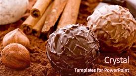  Presentation with cocoa - Theme featuring woman meditating with a book in hand isolated on white background background and a light gray colored foreground