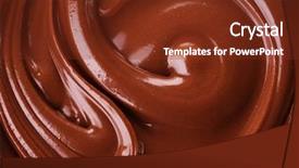  Presentation with chocolate - Amazing PPT layouts having chocolate backdrop and a tawny brown colored foreground