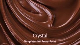  Presentation with chocolate - Colorful PPT theme enhanced with chocolate backdrop and a tawny brown colored foreground