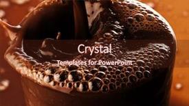  Presentation with chocolate - PPT theme having dairy milk chocolates - chocolate background and a wine colored foreground