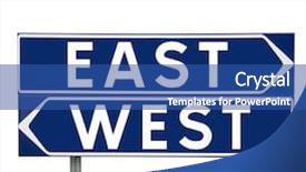  Presentation with choice - Presentation featuring choice between east or west background and a ocean colored foreground