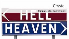  Presentation with heaven hell - Amazing presentation having choice between heaven or hell backdrop and a white colored foreground