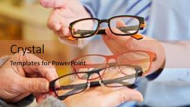  Presentation with choice - Audience pleasing presentation design consisting of choice of different glasses backdrop and a coral colored foreground