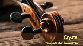  Presentation with asian paint vintage style old - Presentation theme featuring choir - violin in vintage style background and a tawny brown colored foreground